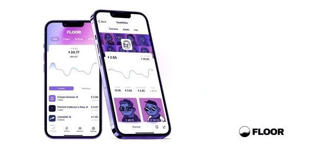 NFT投資組合跟蹤平臺(tái)Floor完成了800萬(wàn)美元的種子輪融資
